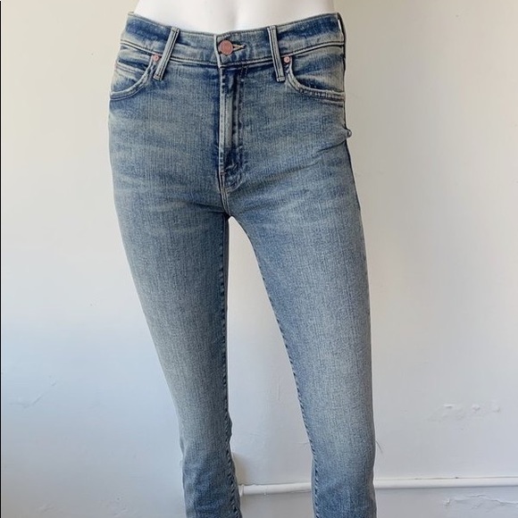 MOTHER High Waisted Rascal Ankle Fray Jeans - Picture 15 of 15